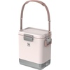 image:imageSTANLEY Lifted Spirits Stainless Steel Cooler  Vacuum Insulated Hard Cooler  Leakproof VaultSeal Latch  Premium 188 Recycled Stainless Steel  BPAFreeRose Quartz Gloss