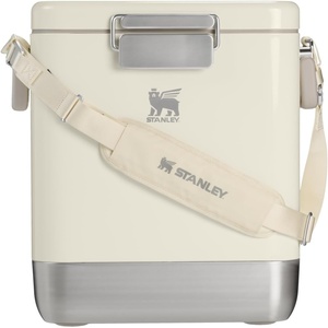image:imageSTANLEY Lifted Spirits Stainless Steel Cooler  Vacuum Insulated Hard Cooler  Leakproof VaultSeal Latch  Premium 188 Recycled Stainless Steel  BPAFreeCream Gloss