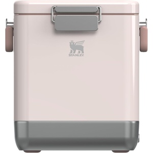 image:imageSTANLEY Lifted Spirits Stainless Steel Cooler  Vacuum Insulated Hard Cooler  Leakproof VaultSeal Latch  Premium 188 Recycled Stainless Steel  BPAFreeRose Quartz Gloss