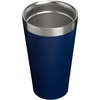 image:imageSTANLEY Adventure Stacking Beer Pint Glass 16 oz  Stackable Drinking Cup for Cold Beverages  Dishwasher Safe  Insulated Stainless Steel Tumbler  BPAFree  Team Navy Red