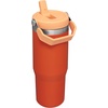 image:imageSTANLEY IceFlow 20 Flip Straw Tumbler with Handle 30 oz  Twist On Lid and Flip Up Straw  Leak Resistant Water Bottle  Insulated Stainless Steel  BPAFree  Team Navy RedTigerlily