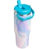 image:imageSTANLEY IceFlow 20 Flip Straw Tumbler with Handle 30 oz  Twist On Lid and Flip Up Straw  Leak Resistant Water Bottle  Insulated Stainless Steel  BPAFree  Team Navy RedSea Glass Plume