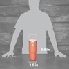 image:imageSTANLEY IceFlow 20 Flip Straw Tumbler with Handle 30 oz  Twist On Lid and Flip Up Straw  Leak Resistant Water Bottle  Insulated Stainless Steel  BPAFree  Team Navy RedGrapefruit
