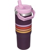 image:imageSTANLEY IceFlow 20 Flip Straw Tumbler with Handle 30 oz  Twist On Lid and Flip Up Straw  Leak Resistant Water Bottle  Insulated Stainless Steel  BPAFree  Team Navy RedPlum Stripe
