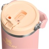 image:imageSTANLEY IceFlow 20 Flip Straw Tumbler with Handle 30 oz  Twist On Lid and Flip Up Straw  Leak Resistant Water Bottle  Insulated Stainless Steel  BPAFree  Team Navy RedPeach Rose