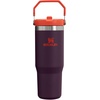 image:imageSTANLEY IceFlow 20 Flip Straw Tumbler with Handle 30 oz  Twist On Lid and Flip Up Straw  Leak Resistant Water Bottle  Insulated Stainless Steel  BPAFree  Team Navy RedPlum