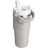 image:imageSTANLEY IceFlow 20 Flip Straw Tumbler with Handle 30 oz  Twist On Lid and Flip Up Straw  Leak Resistant Water Bottle  Insulated Stainless Steel  BPAFree  Team Navy RedAsh