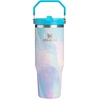 image:imageSTANLEY IceFlow 20 Flip Straw Tumbler with Handle 30 oz  Twist On Lid and Flip Up Straw  Leak Resistant Water Bottle  Insulated Stainless Steel  BPAFree  Team Navy RedSea Glass Plume