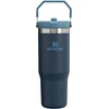 image:imageSTANLEY IceFlow 20 Flip Straw Tumbler with Handle 30 oz  Twist On Lid and Flip Up Straw  Leak Resistant Water Bottle  Insulated Stainless Steel  BPAFree  Team Navy RedNavy