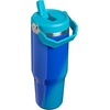 image:imageSTANLEY IceFlow 20 Flip Straw Tumbler with Handle 30 oz  Twist On Lid and Flip Up Straw  Leak Resistant Water Bottle  Insulated Stainless Steel  BPAFree  Team Navy RedSea Glass Aura