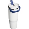 image:imageSTANLEY IceFlow 20 Flip Straw Tumbler with Handle 30 oz  Twist On Lid and Flip Up Straw  Leak Resistant Water Bottle  Insulated Stainless Steel  BPAFree  Team Navy RedTeam White Dark Blue