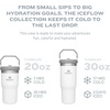 image:imageSTANLEY IceFlow 20 Flip Straw Tumbler with Handle 30 oz  Twist On Lid and Flip Up Straw  Leak Resistant Water Bottle  Insulated Stainless Steel  BPAFree  Team Navy RedIris