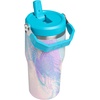 image:imageSTANLEY IceFlow 20 Flip Straw Tumbler with Handle 30 oz  Twist On Lid and Flip Up Straw  Leak Resistant Water Bottle  Insulated Stainless Steel  BPAFree  Team Navy RedSea Glass Plume