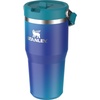 image:imageSTANLEY IceFlow 20 Flip Straw Tumbler with Handle 30 oz  Twist On Lid and Flip Up Straw  Leak Resistant Water Bottle  Insulated Stainless Steel  BPAFree  Team Navy RedSea Glass Aura
