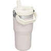 image:imageSTANLEY IceFlow 20 Flip Straw Tumbler with Handle 30 oz  Twist On Lid and Flip Up Straw  Leak Resistant Water Bottle  Insulated Stainless Steel  BPAFree  Team Navy RedRose Quartz