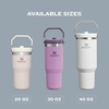 image:imageSTANLEY IceFlow 20 Flip Straw Tumbler with Handle 30 oz  Twist On Lid and Flip Up Straw  Leak Resistant Water Bottle  Insulated Stainless Steel  BPAFree  Team Navy RedDew Drop