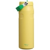 image:imageSTANLEY IceFlow Flip Straw 20 Water Bottle 24 oz  BuiltIn Straw with Larger Opening  Lightweight and Leak Resistant  Insulated Stainless Steel  BPAFree  Team Yellow Green