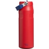 image:imageSTANLEY IceFlow Flip Straw 20 Water Bottle 24 oz  BuiltIn Straw with Larger Opening  Lightweight and Leak Resistant  Insulated Stainless Steel  BPAFree  Team Red Dark Blue