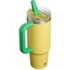 image:imageSTANLEY Quencher ProTour Flip Straw Tumbler with Leakproof Lid 30 oz  Builtin Straw and Handle  Cup Holder Compatible for Travel  insulated Stainless Steel Cup  BPAFree  Team Navy RedTeam Yellow Green