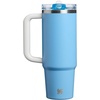 image:imageSTANLEY x Caitlin Clark Quencher ProTour Flip Straw Tumbler with Leakproof Lid 30 oz  Builtin Straw and Handle  Cup Holder Compatible for Travel  Insulated Stainless Steel  BPAFree  BlacktopTeam Light Blue White