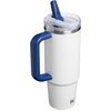 image:imageSTANLEY x Caitlin Clark Quencher ProTour Flip Straw Tumbler with Leakproof Lid 30 oz  Builtin Straw and Handle  Cup Holder Compatible for Travel  Insulated Stainless Steel  BPAFree  BlacktopTeam White Dark Blue