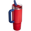 image:imageSTANLEY x Caitlin Clark Quencher ProTour Flip Straw Tumbler with Leakproof Lid 30 oz  Builtin Straw and Handle  Cup Holder Compatible for Travel  Insulated Stainless Steel  BPAFree  BlacktopTeam Red Dark Blue