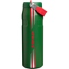 image:imageSTANLEY IceFlow Flip Straw 20 Water Bottle 24 oz  BuiltIn Straw with Larger Opening  Lightweight and Leak Resistant  Insulated Stainless Steel  BPAFree  Team Dark Green Red