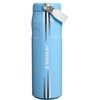 image:imageSTANLEY IceFlow Flip Straw 20 Water Bottle 24 oz  BuiltIn Straw with Larger Opening  Lightweight and Leak Resistant  Insulated Stainless Steel  BPAFree  Team Light Blue White