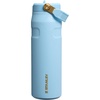 image:imageSTANLEY x Messi IceFlow Flip Straw 20 Water Bottle 24 oz  BuiltIn Straw with Larger Opening  Lightweight and Leak Resistant  Insulated Stainless Steel  BPAFree  Messi Striker Blue