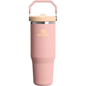 image:imageSTANLEY IceFlow 20 Flip Straw Tumbler with Handle 30 oz  Twist On Lid and Flip Up Straw  Leak Resistant Water Bottle  Insulated Stainless Steel  BPAFree  Team Navy RedPeach Rose