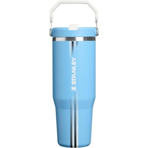 image:imageSTANLEY IceFlow 20 Flip Straw Tumbler with Handle 30 oz  Twist On Lid and Flip Up Straw  Leak Resistant Water Bottle  Insulated Stainless Steel  BPAFree  Team Navy RedTeam Light Blue White