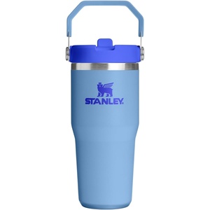 image:imageSTANLEY IceFlow 20 Flip Straw Tumbler with Handle 30 oz  Twist On Lid and Flip Up Straw  Leak Resistant Water Bottle  Insulated Stainless Steel  BPAFree  Team Navy RedBlue Sky