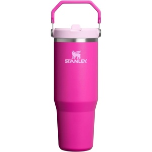 image:imageSTANLEY IceFlow 20 Flip Straw Tumbler with Handle 30 oz  Twist On Lid and Flip Up Straw  Leak Resistant Water Bottle  Insulated Stainless Steel  BPAFree  Team Navy RedViolet Blossom
