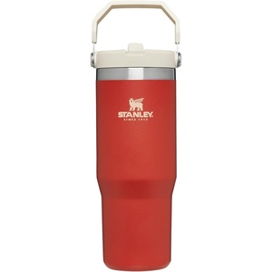 image:imageSTANLEY IceFlow 20 Flip Straw Tumbler with Handle 30 oz  Twist On Lid and Flip Up Straw  Leak Resistant Water Bottle  Insulated Stainless Steel  BPAFree  Team Navy RedCarnelian