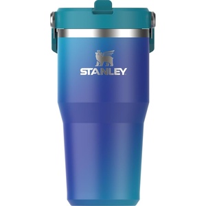 image:imageSTANLEY IceFlow 20 Flip Straw Tumbler with Handle 30 oz  Twist On Lid and Flip Up Straw  Leak Resistant Water Bottle  Insulated Stainless Steel  BPAFree  Team Navy RedSea Glass Aura