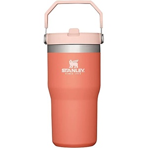 image:imageSTANLEY IceFlow 20 Flip Straw Tumbler with Handle 30 oz  Twist On Lid and Flip Up Straw  Leak Resistant Water Bottle  Insulated Stainless Steel  BPAFree  Team Navy RedGrapefruit