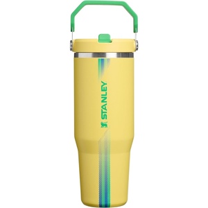 image:imageSTANLEY IceFlow 20 Flip Straw Tumbler with Handle 30 oz  Twist On Lid and Flip Up Straw  Leak Resistant Water Bottle  Insulated Stainless Steel  BPAFree  Team Navy RedTeam Yellow Green