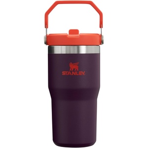 image:imageSTANLEY IceFlow 20 Flip Straw Tumbler with Handle 30 oz  Twist On Lid and Flip Up Straw  Leak Resistant Water Bottle  Insulated Stainless Steel  BPAFree  Team Navy RedPlum