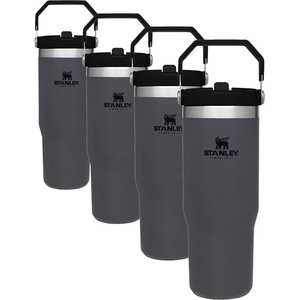 image:imageSTANLEY IceFlow 20 Flip Straw Tumbler with Handle 30 oz  Twist On Lid and Flip Up Straw  Leak Resistant Water Bottle  Insulated Stainless Steel  BPAFree  Team Navy RedBlack