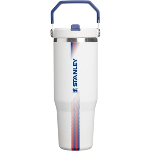 image:imageSTANLEY IceFlow 20 Flip Straw Tumbler with Handle 30 oz  Twist On Lid and Flip Up Straw  Leak Resistant Water Bottle  Insulated Stainless Steel  BPAFree  Team Navy RedTeam White Dark Blue