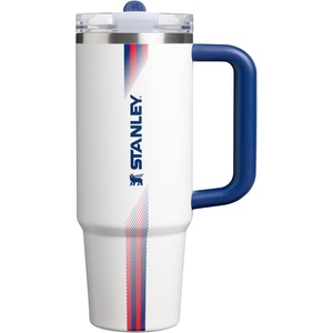 image:imageSTANLEY Quencher ProTour Flip Straw Tumbler with Leakproof Lid 30 oz  Builtin Straw and Handle  Cup Holder Compatible for Travel  insulated Stainless Steel Cup  BPAFree  Team Navy RedTeam White Dark Blue
