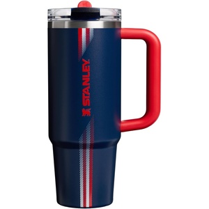 image:imageSTANLEY x Caitlin Clark Quencher ProTour Flip Straw Tumbler with Leakproof Lid 30 oz  Builtin Straw and Handle  Cup Holder Compatible for Travel  Insulated Stainless Steel  BPAFree  BlacktopTeam Navy Red