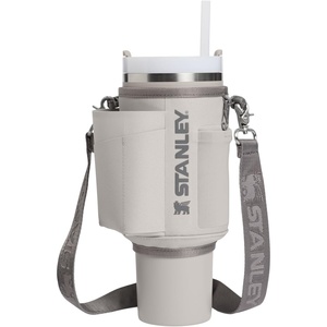 image:imageSTANLEY All Day Quencher Carry All for 40 oz Tumbler with Handle  Crossbody Bag with Phone Holder Pocket Card Sleeve amp Detachable Strap  Water Bottle Carrier Bag  BPAFree  Ash