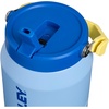 image:imageSTANLEY IceFlow 20 Flip Straw Tumbler with Handle 20 oz  Twist On Lid and Flip Up Straw  Leak Resistant Water Bottle  Insulated Stainless Steel  BPAFree  Stainless Steel AshCornflower Admiral Blue
