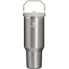 image:imageSTANLEY IceFlow 20 Flip Straw Tumbler with Handle 20 oz  Twist On Lid and Flip Up Straw  Leak Resistant Water Bottle  Insulated Stainless Steel  BPAFree  Stainless Steel AshStainless Steel Ash