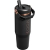 image:imageSTANLEY IceFlow 20 Flip Straw Tumbler with Handle 20 oz  Twist On Lid and Flip Up Straw  Leak Resistant Water Bottle  Insulated Stainless Steel  BPAFree  Stainless Steel AshMessi Goat Black