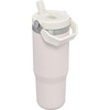 image:imageSTANLEY IceFlow 20 Flip Straw Tumbler with Handle 20 oz  Twist On Lid and Flip Up Straw  Leak Resistant Water Bottle  Insulated Stainless Steel  BPAFree  Stainless Steel AshRose Quartz 10