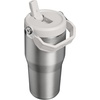 image:imageSTANLEY IceFlow 20 Flip Straw Tumbler with Handle 20 oz  Twist On Lid and Flip Up Straw  Leak Resistant Water Bottle  Insulated Stainless Steel  BPAFree  Stainless Steel AshStainless Steel Ash