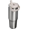 image:imageSTANLEY IceFlow 20 Flip Straw Tumbler with Handle 20 oz  Twist On Lid and Flip Up Straw  Leak Resistant Water Bottle  Insulated Stainless Steel  BPAFree  Stainless Steel AshStainless Steel Ash