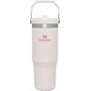image:imageSTANLEY IceFlow 20 Flip Straw Tumbler with Handle 20 oz  Twist On Lid and Flip Up Straw  Leak Resistant Water Bottle  Insulated Stainless Steel  BPAFree  Stainless Steel AshRose Quartz 10